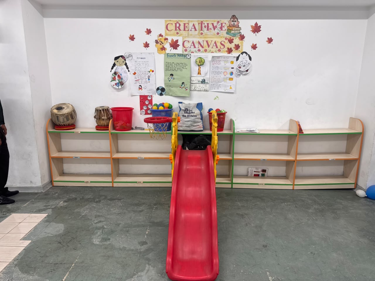 Creative Canvas Playzone with Slide